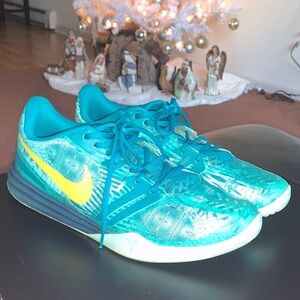 Nike KB Mentality Green and Yellow Easter